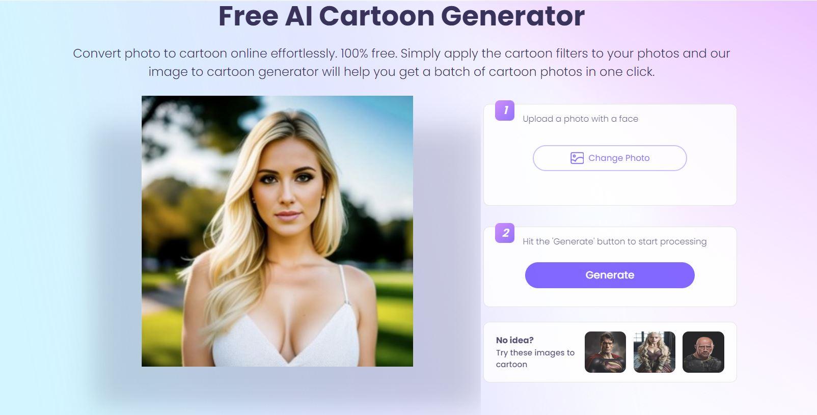 How to Animate Photo AI Free with AI Cartoon Animation-1